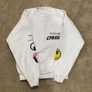 Anniversary crewneck (pure white)